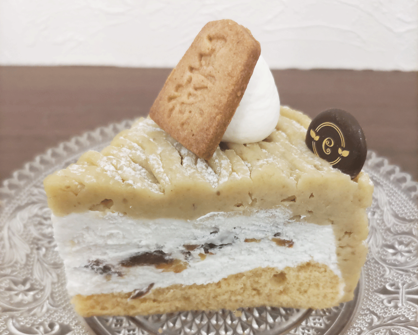 茨城栗モンブランと地粉クッキー
