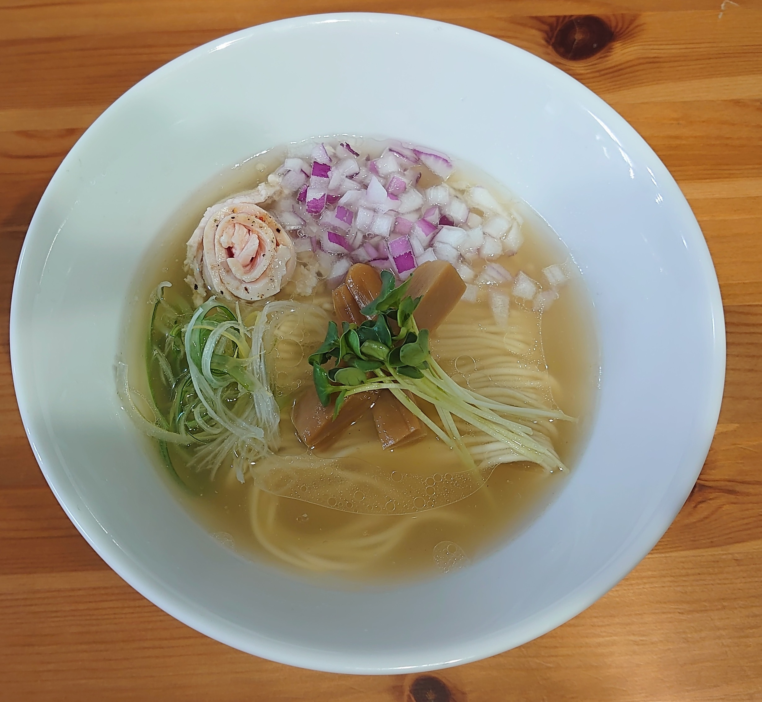 はまぐり出汁の塩そば